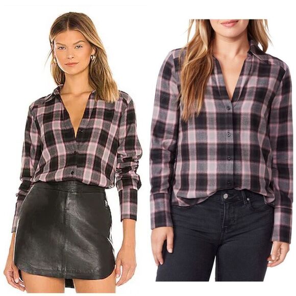 Paige Davlyn plaid shirt size small - Picture 1 of 8